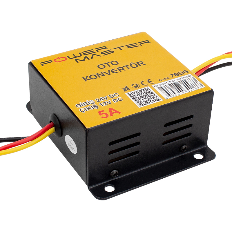 24V DC / 12V DC 5 AMPER OTO KONVERTÖR (4741)
