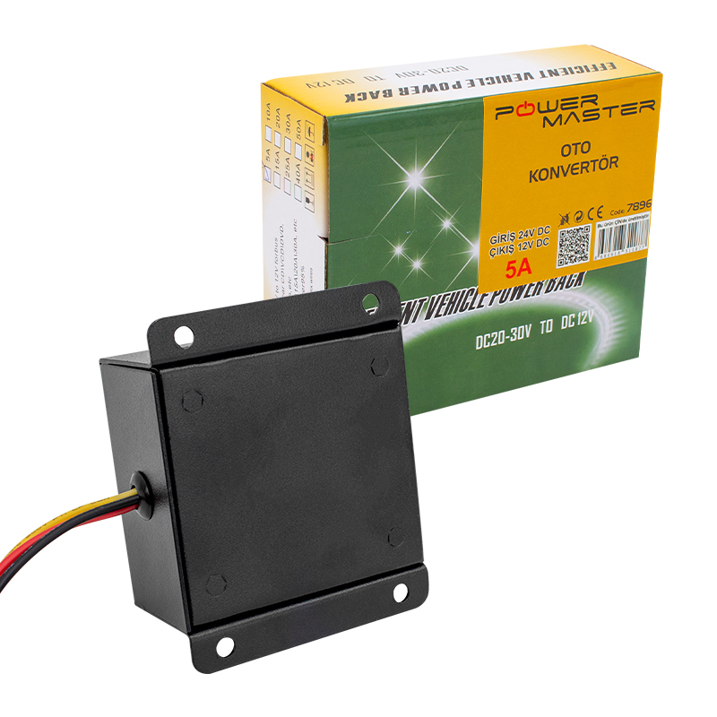 24V DC / 12V DC 5 AMPER OTO KONVERTÖR (4741)