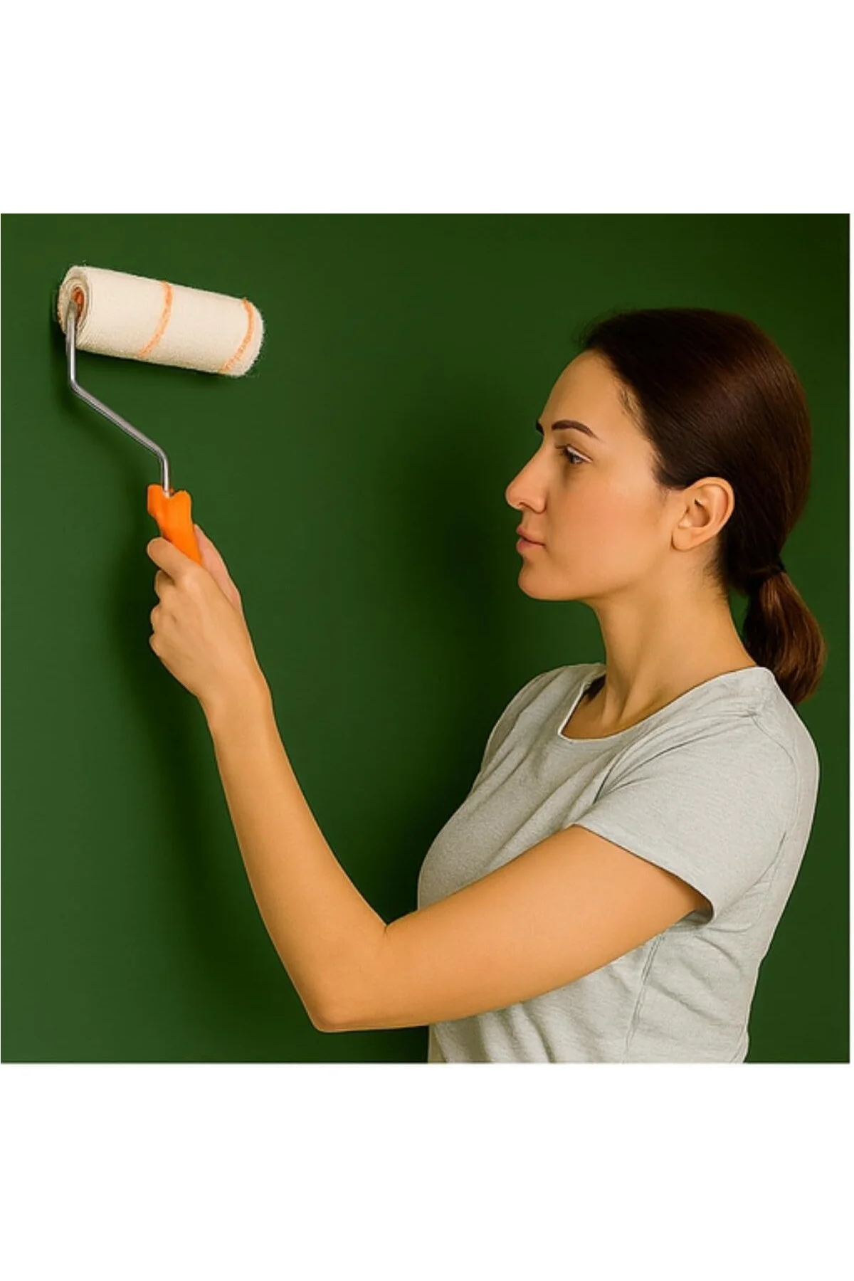 25-20-10 cm Boya Rulosu – Geniş Yüzeyler İçin Profesyonel Rulo Fı