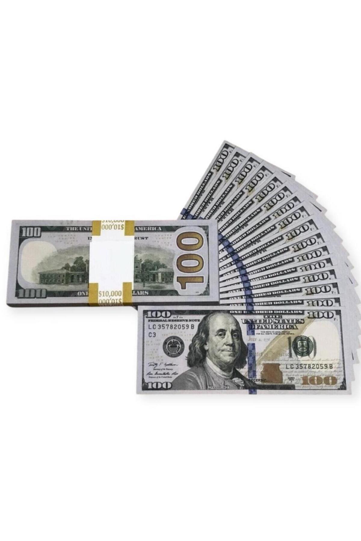 25 Adet 100 Dolar Oyun Parası – Geçersiz Şaka Parası – Gerçek Gör