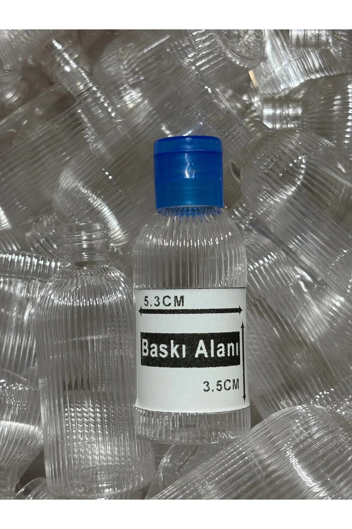 25 Adet 50 ML  Dezenfektan Kolonya Nikah Nişan Düğün İçin Boş Pla