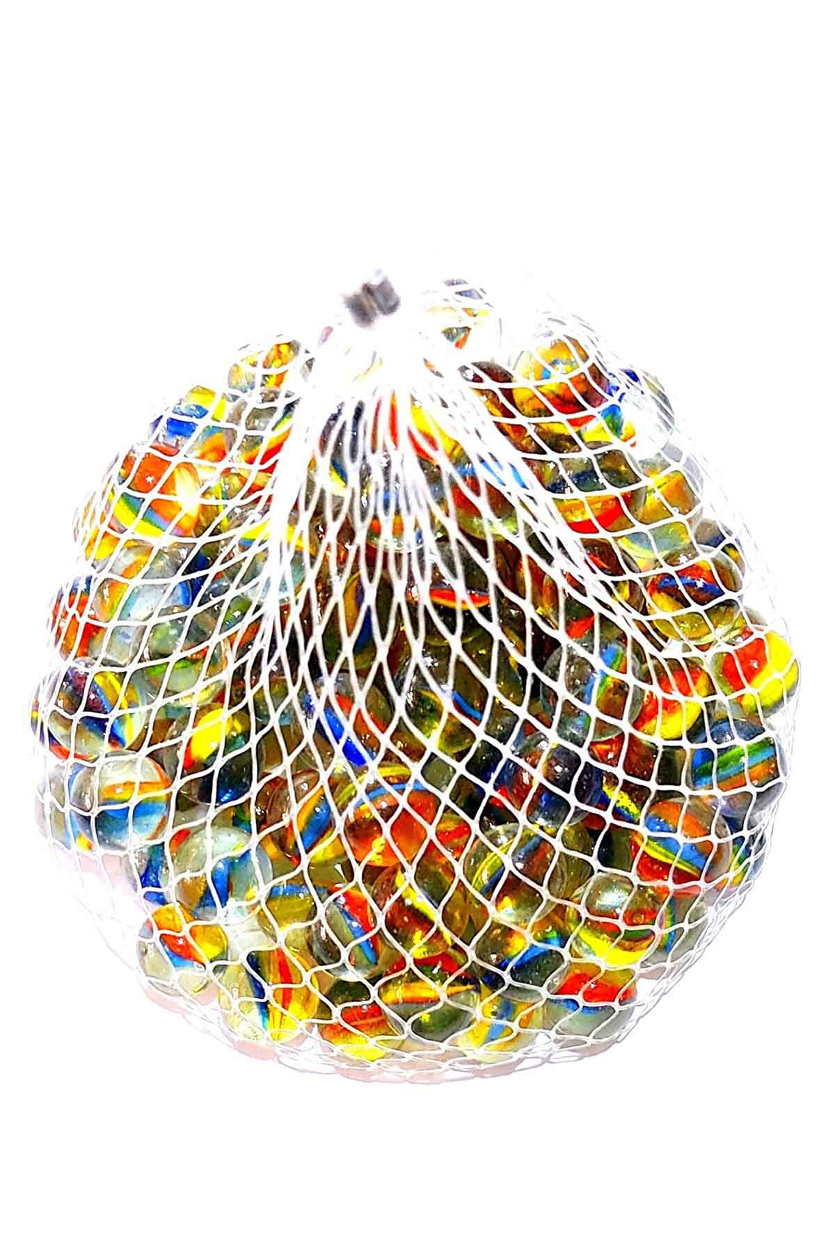 Just Cheap Store 25 Adet Karışık Renk Cam Misket Bilye Oyuncak Cam Bilya Gülle