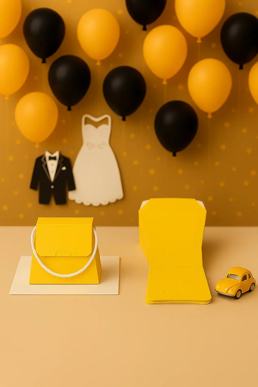 25 Adet Konsept Özel Tasarım Hediye Kutusu Çanta Boş Karton Hediy