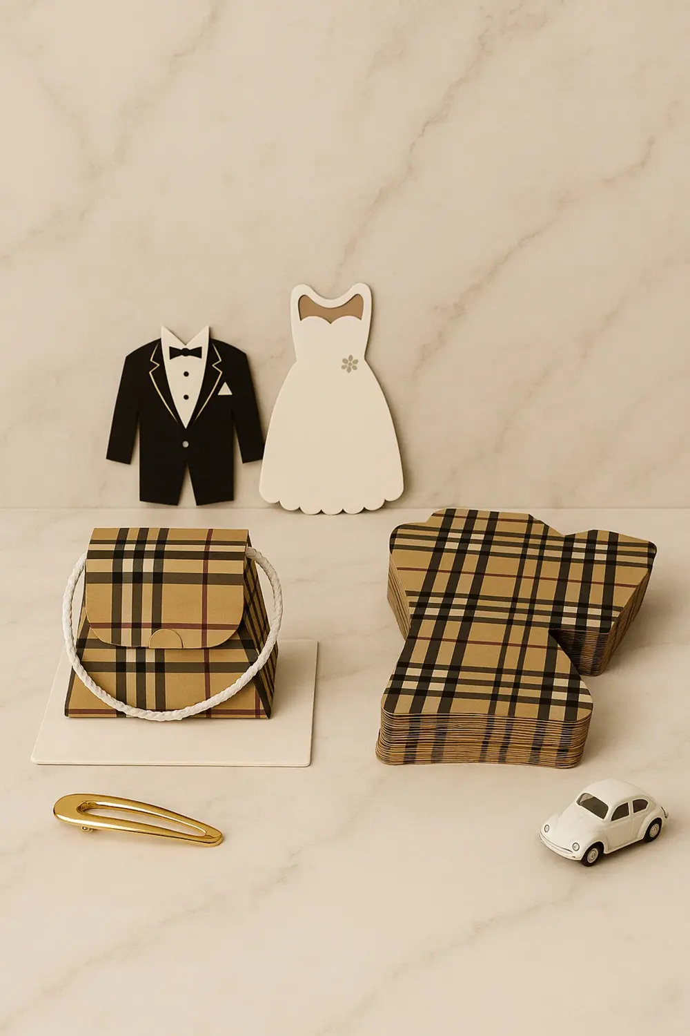 25 Adet Konsept Özel Tasarım Hediye Kutusu Hediye Çanta Boş Karto