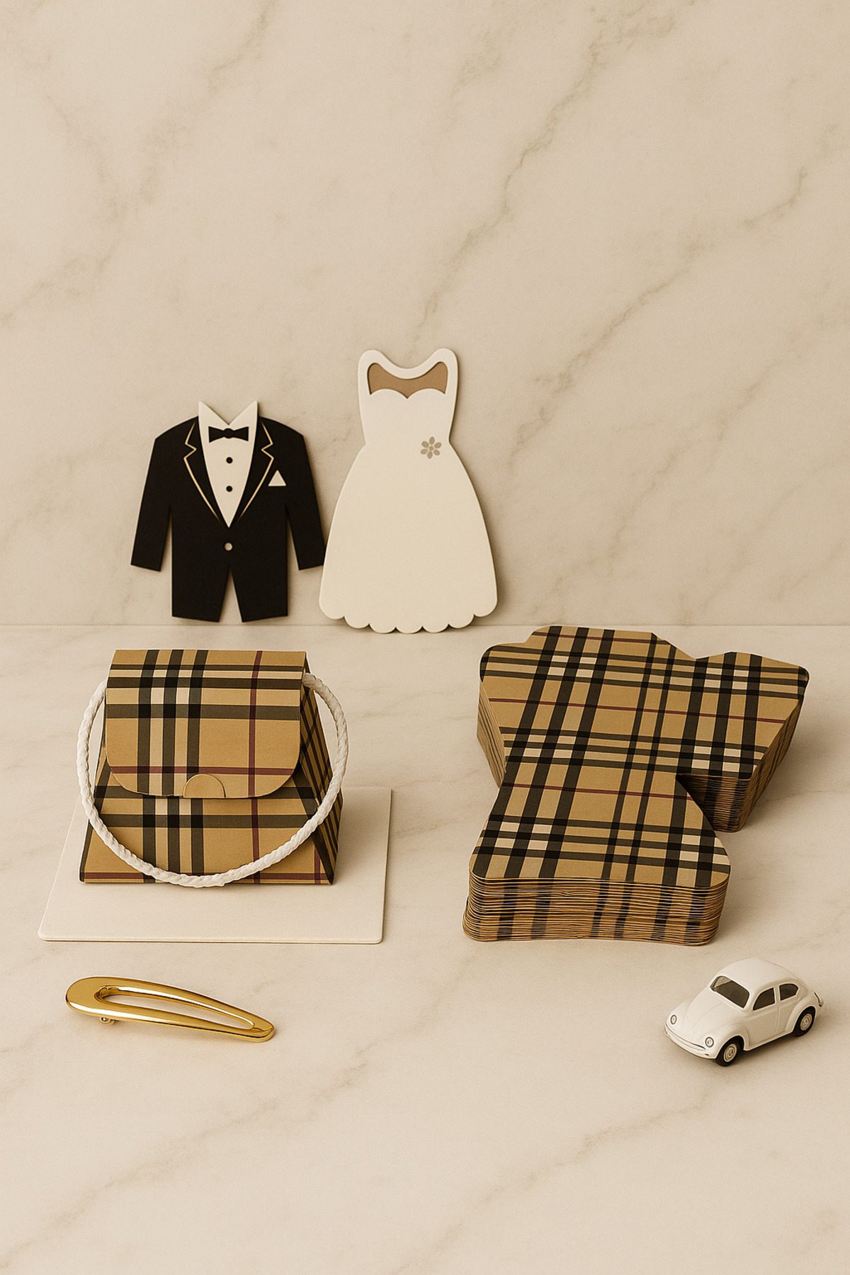 25 Adet Konsept Özel Tasarım Hediye Kutusu Hediye Çanta Boş Karto