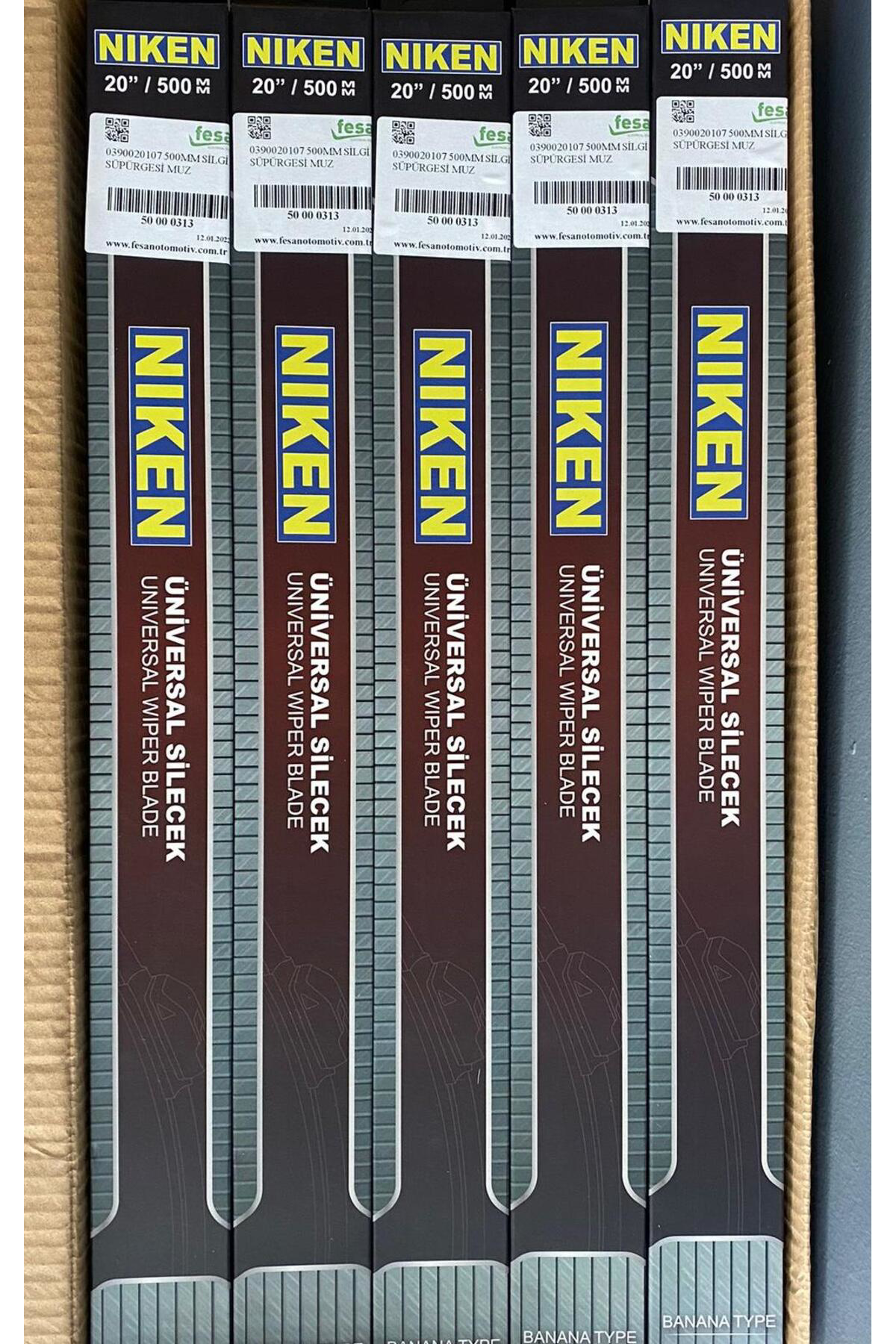 25 Adet Niken 400mm Yeni Nesil Muz Silecek Toptan Fiyat