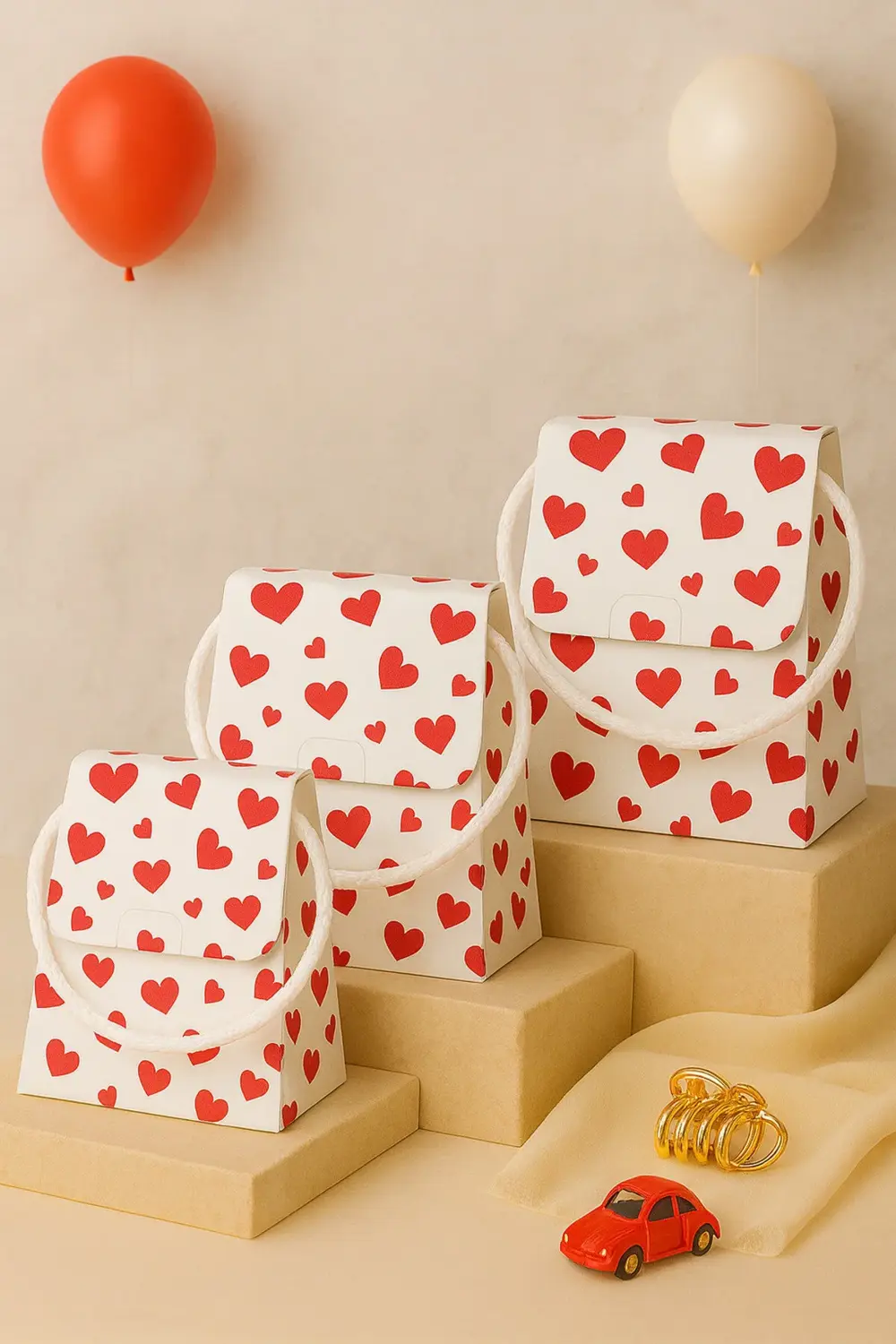 25 Adet Özel Konsept Tasarım Hediye Kutusu Hediye Çanta Boş Karto