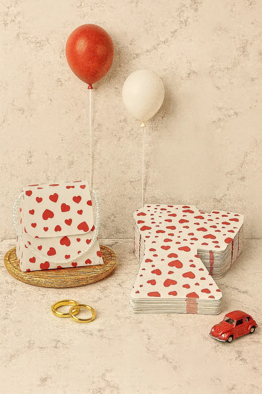 25 Adet Özel Konsept Tasarım Hediye Kutusu Hediye Çanta Boş Karto