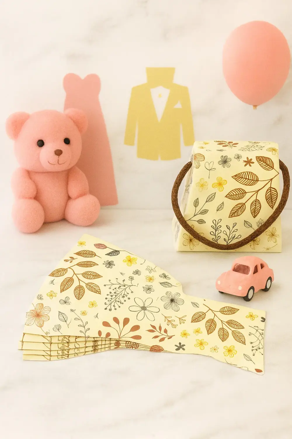 25 Adet Özel Tasarım Hediye Kutusu Hediye Çanta Boş Karton Çanta