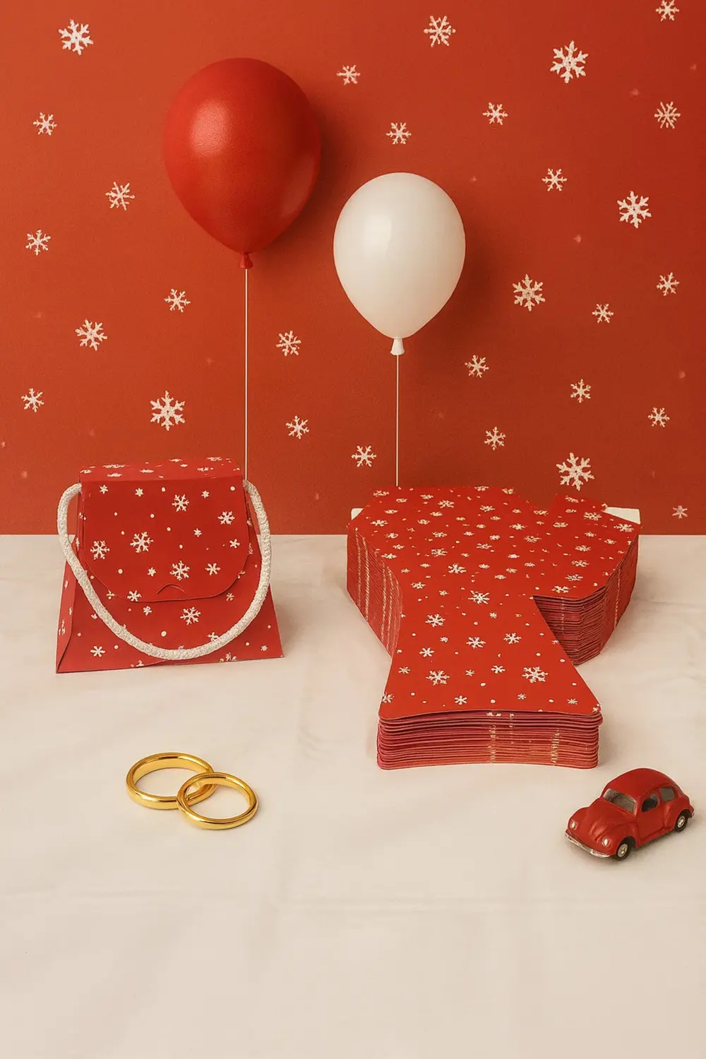 25 Adet Özel Tasarım Hediye Kutusu Hediye Çanta Boş Karton Çanta