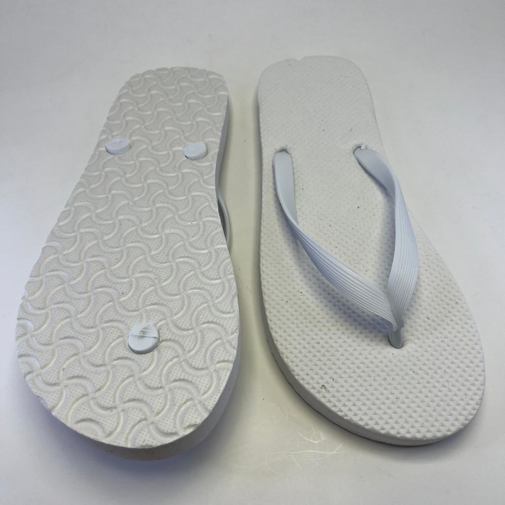 Private 25 Adet Parmak Arasi Beyaz Kadin Terlik Eva Taban 14 Mm Flip Flop