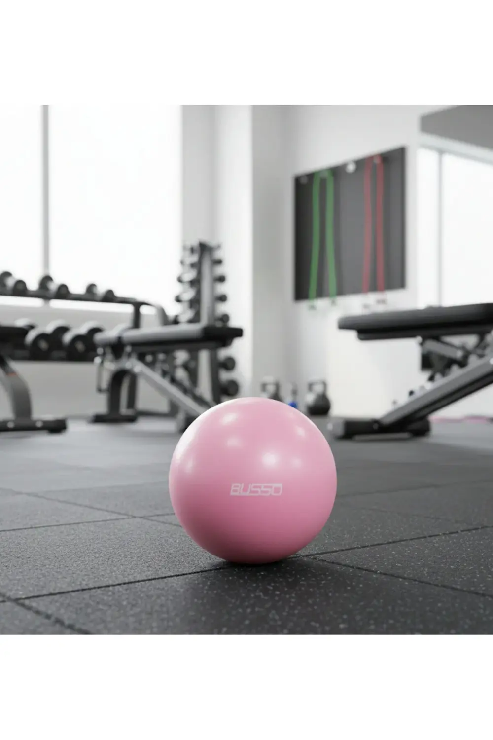 25 cm Anti-Burst Mini Pilates ve Yoga Topu-Mavi & Pembe Renk Seçe