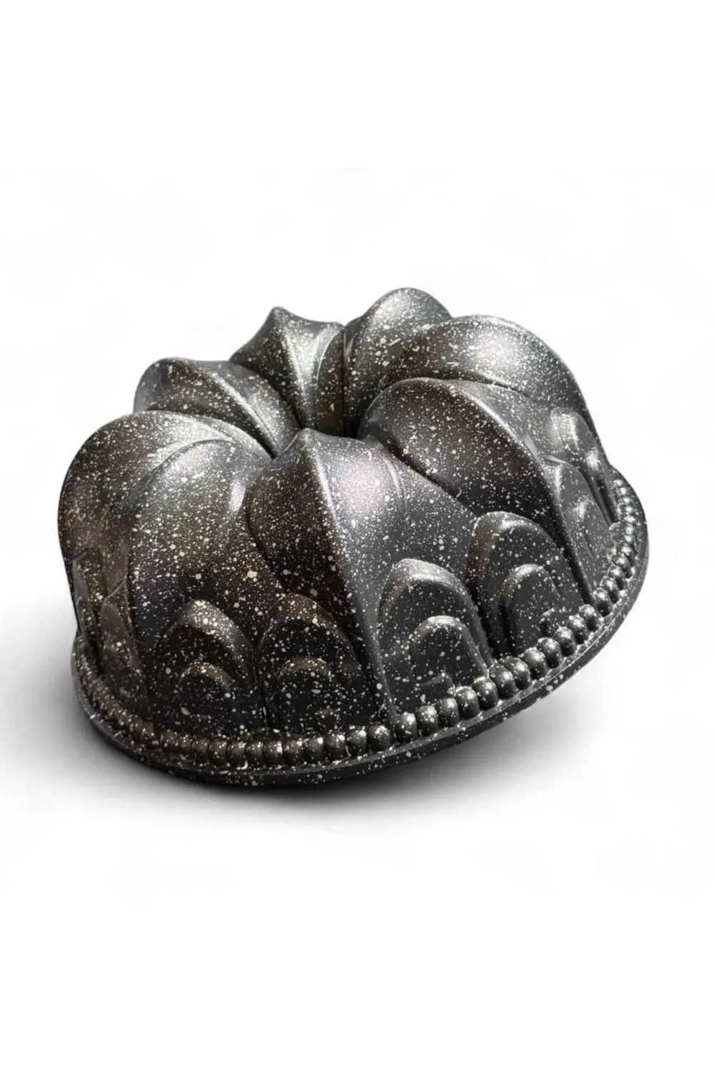 25 cm Granit Desenli Orta Delikli Kek Kalıbı – Yapışmaz, Yanmaz,