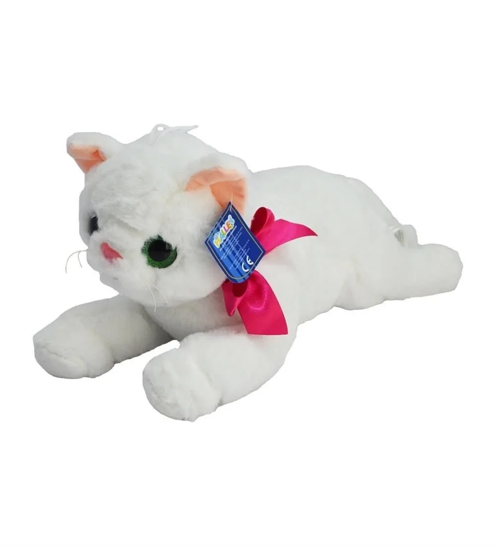 25 CM YATAK KEDİ PELUŞ - 1 Adet Stokta Olan Gönderilir