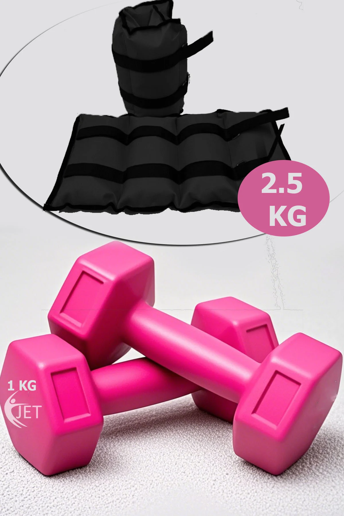2.5 Kg El & Ayak Ağırlığı Ve 1 Kg Dambıl Seti El Ayak Bilek Ağırl