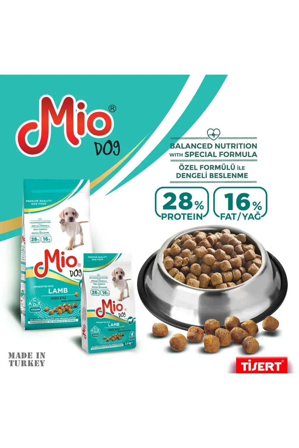 2,5 kg  Kuzu Etli Yavru Köpek Maması