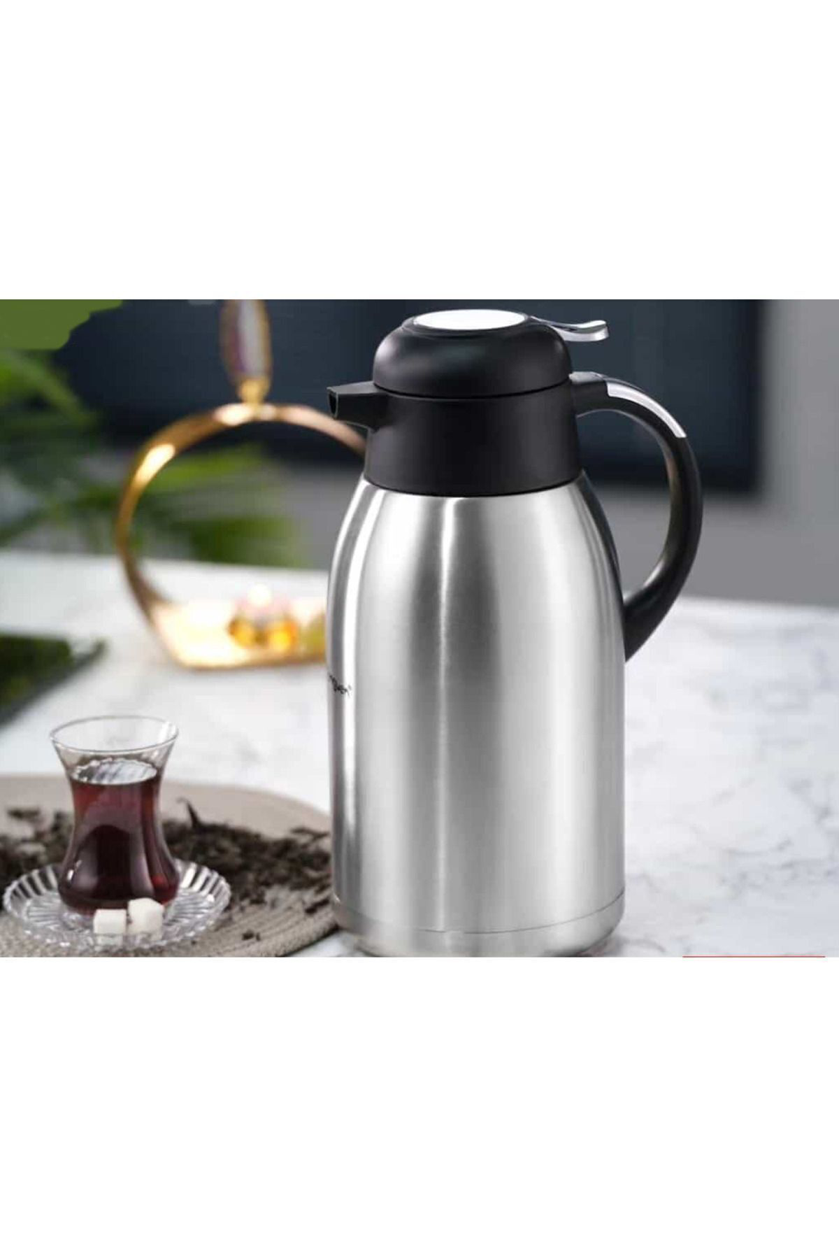 Tezgelhome 2.5 Litre Çelik Penguen Premium Termos
