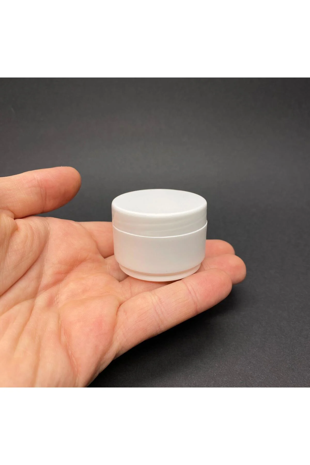 25 Ml Kapaklı Beyaz Krem Kavanozu , 25 Cc Boş Kozmetik Plastik Kr