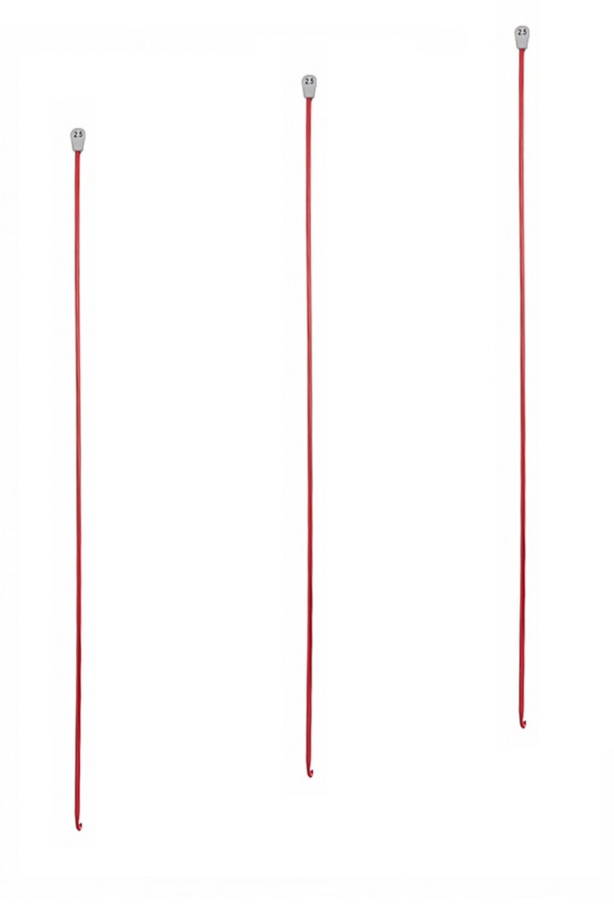 Tuhafiyecimiz #2,5 Numara (2,5Mm) Gagalı Renkli Örgü Şişi - Tunus İşi, Afgan İş