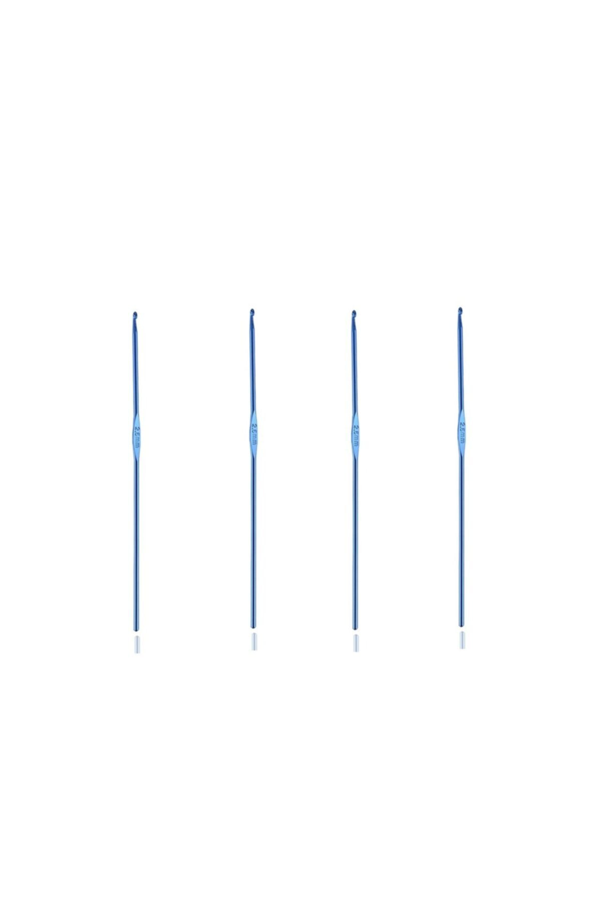 Skc 2.5 Numara Gagalı Örgü Tığı - Gagalı Aluminyum Tığ No: 2,5 ( Bir