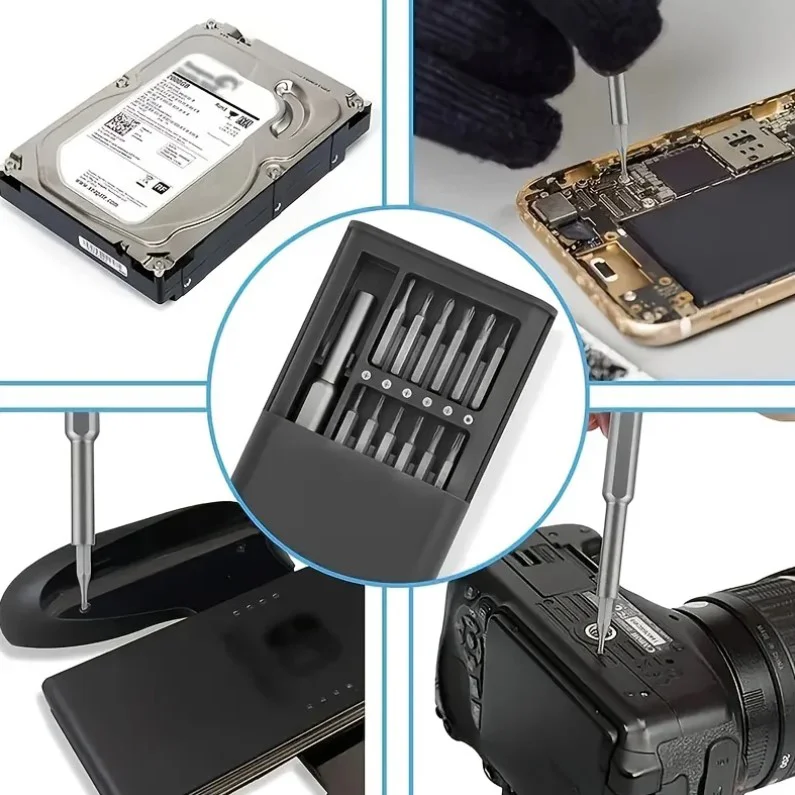 25 Parça Çok Fonksiyonlu Hassas Tornida Seti – Telefon Tablet Elektronik Tamir Tornida Seti Fiyatı, Yorumları ve Özellikleri