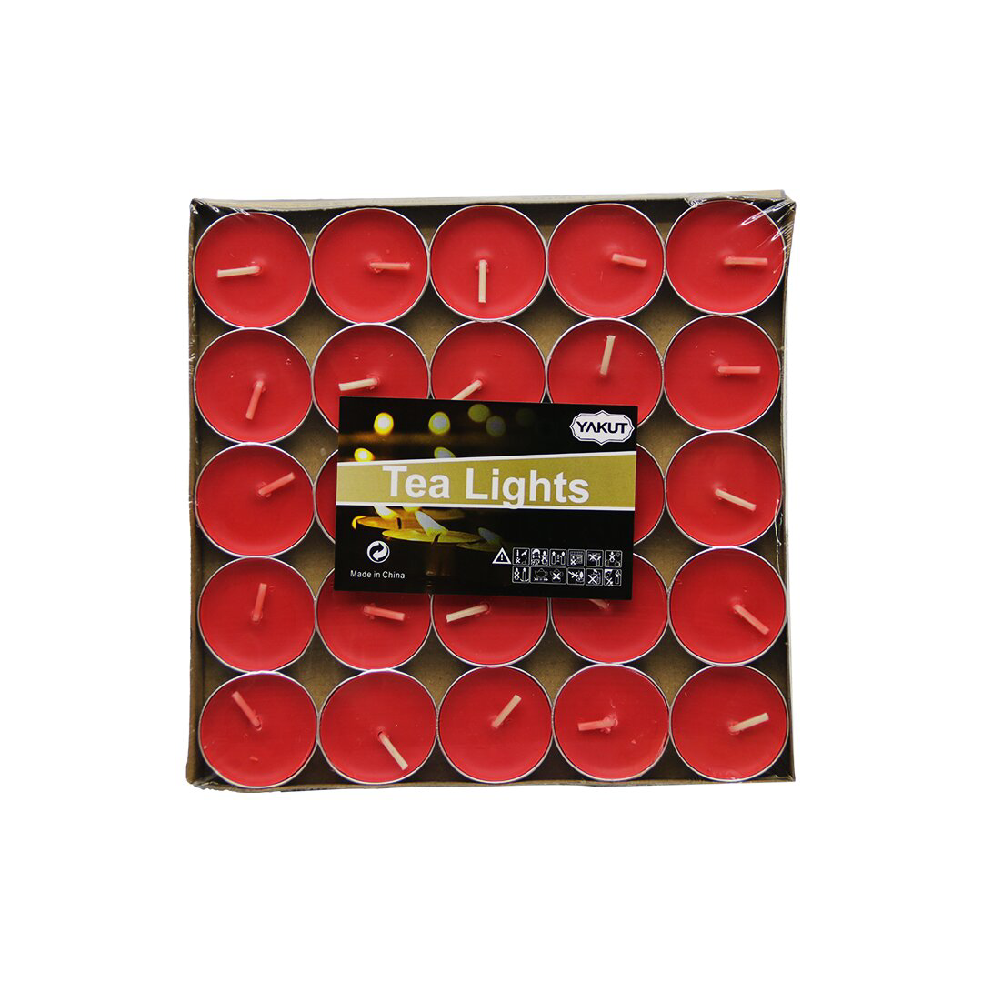 25 PARÇA  RENKLİ TEA LİGHT MUM (4490)