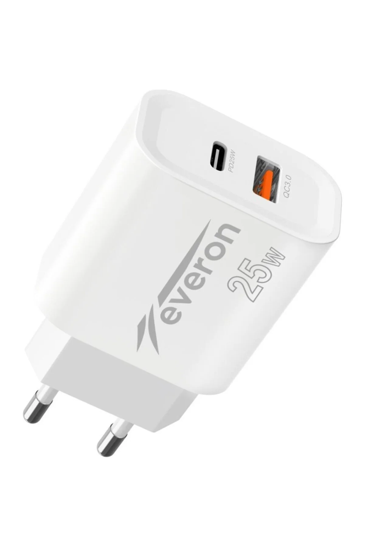 25 W Xiaomi Redmi 10X 5G İle Uyumlu Hızlı Şarj Adaptörü – PD + Standart Usb Çıkışlı EVR-023