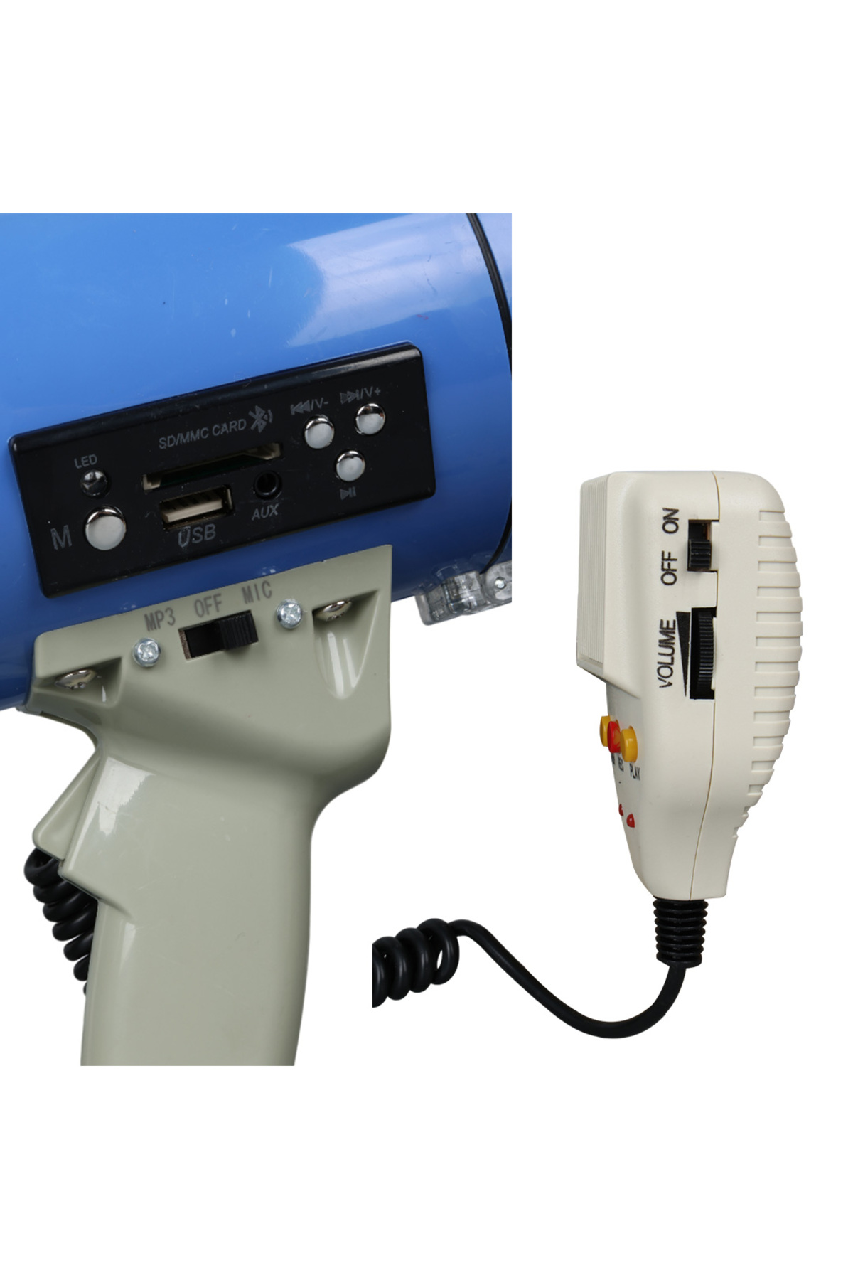 25 Watt Pazar Hastane Okul Duyuru Megafonu Yüksek Ses Siren Sesi 