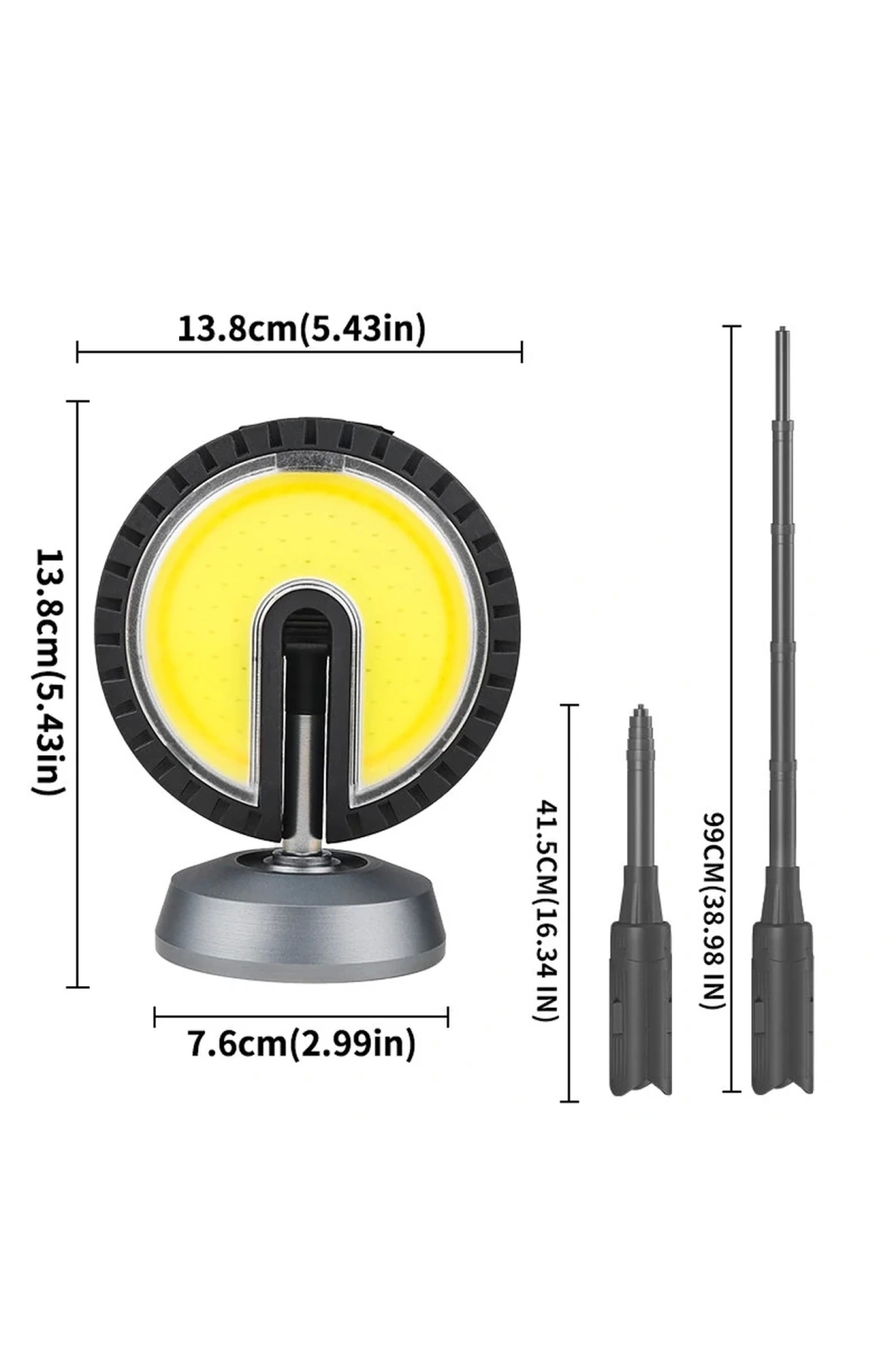 25 WATT USB - TYPE-C GİRİŞLİ COB LEDLİ TEK YÖNLÜ 180 DERECE SOLAR ÇALIŞMA LAMBASI (4887) Fiyatı, Yorumları ve Özellikleri