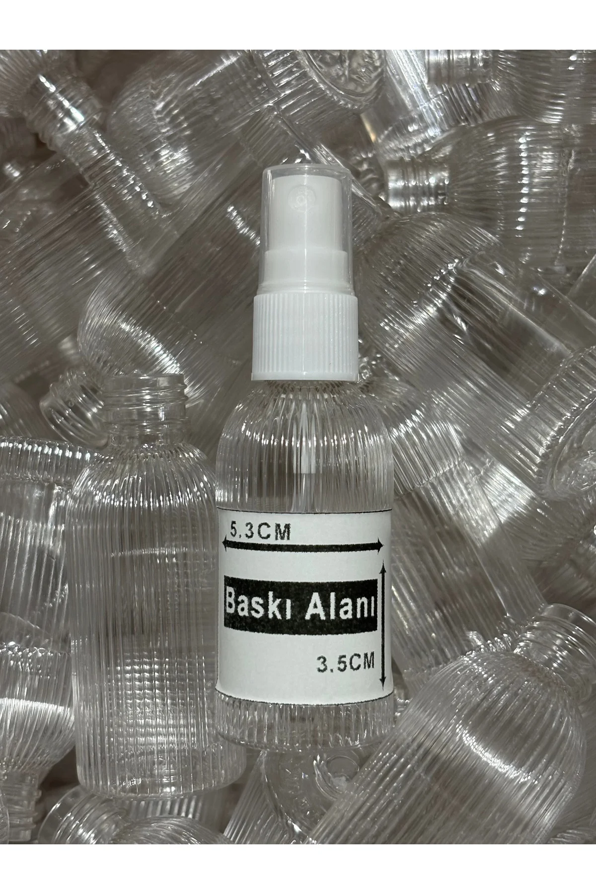 250 Adet 50 ML Boş Plastik Şişe Genel Bakım Spreyi