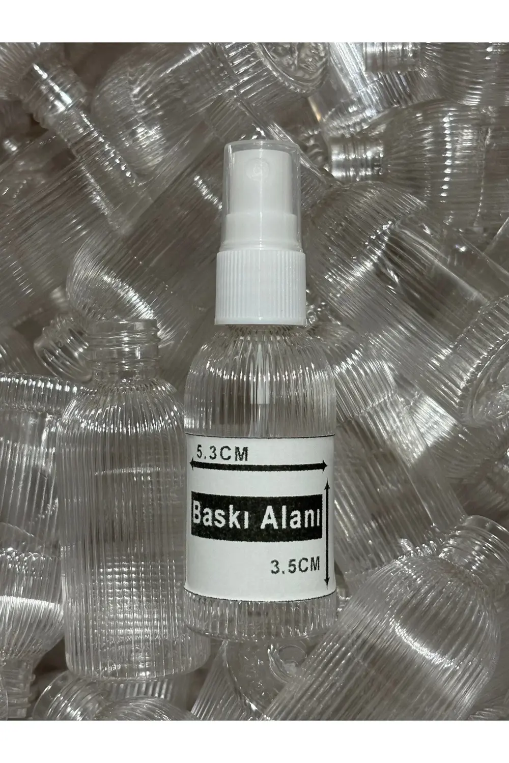 250 Adet 50 ML Boş Plastik Şişe Genel Bakım Spreyi