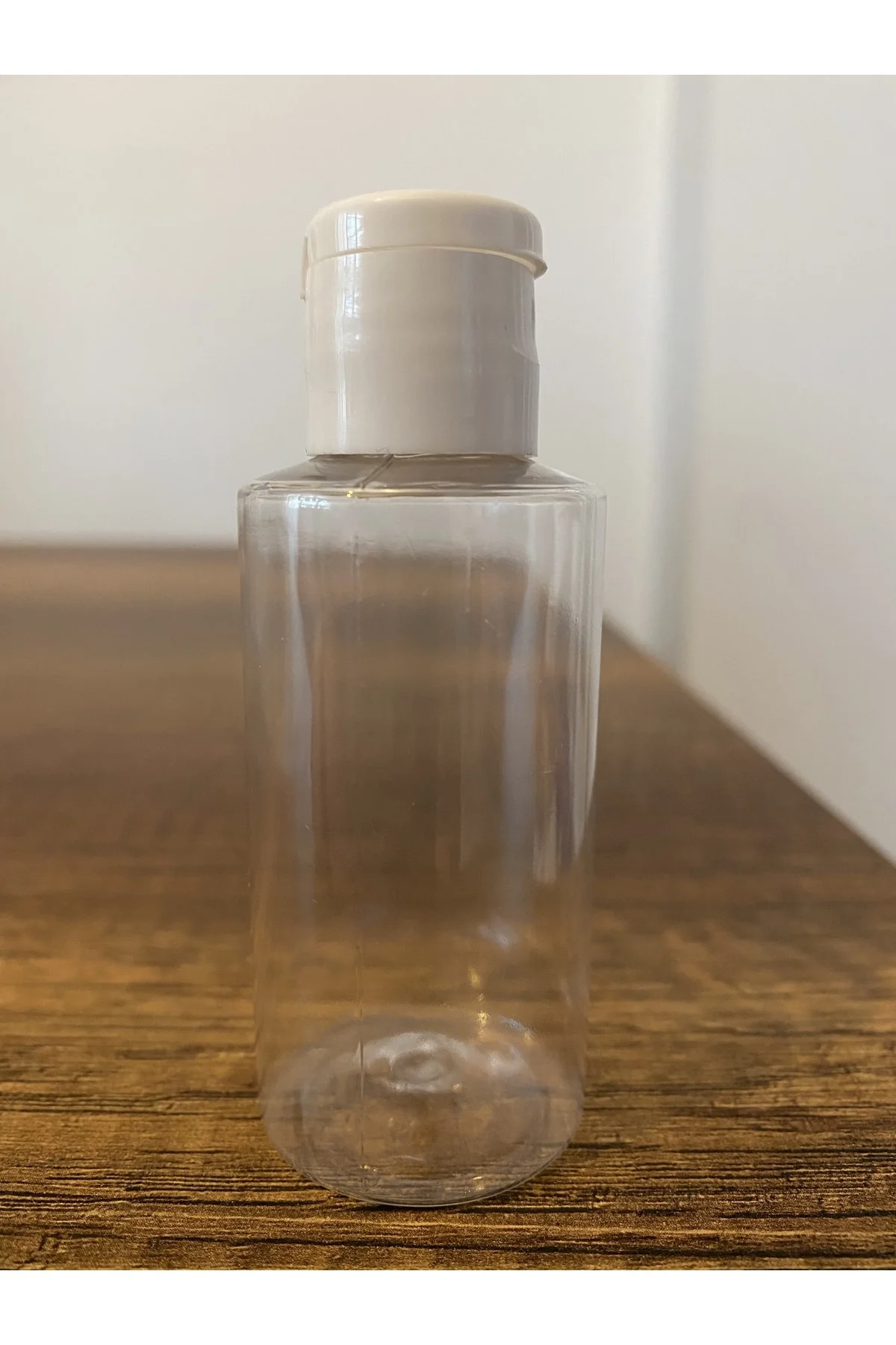 250 Adet 50 ml Şeffaf Plastik Şişe + Flip Top Kapak Dezenfektan Ş