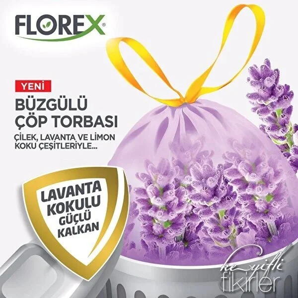 250 Adet Florex-503 Avantaj Lavanta Kokulu Büzgülü Büyük 10pcs 65x70cm Çöp Torba 25x10=250 Bx40 Fiyatı, Yorumları ve Özellikleri