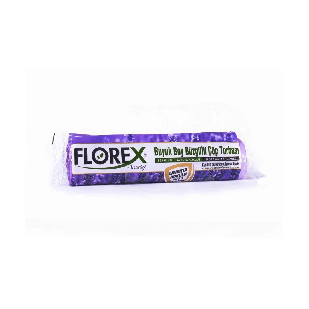 250 Adet Florex-503 Avantaj Lavanta Kokulu Büzgülü Büyük 10pcs 65x70cm Çöp Torba 25x10=250 Bx40 Fiyatı, Yorumları ve Özellikleri