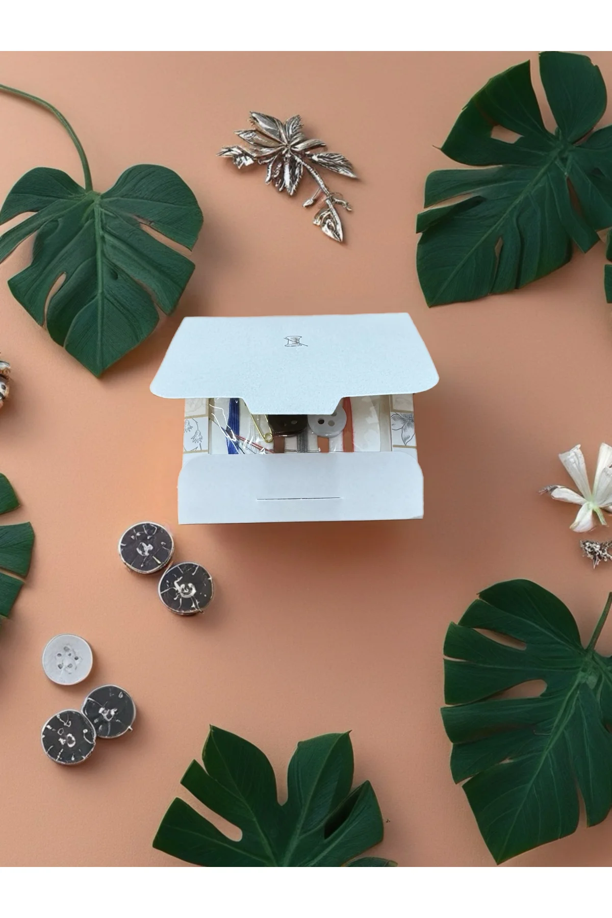 250 adet otel tipi kutulu dikiş seti