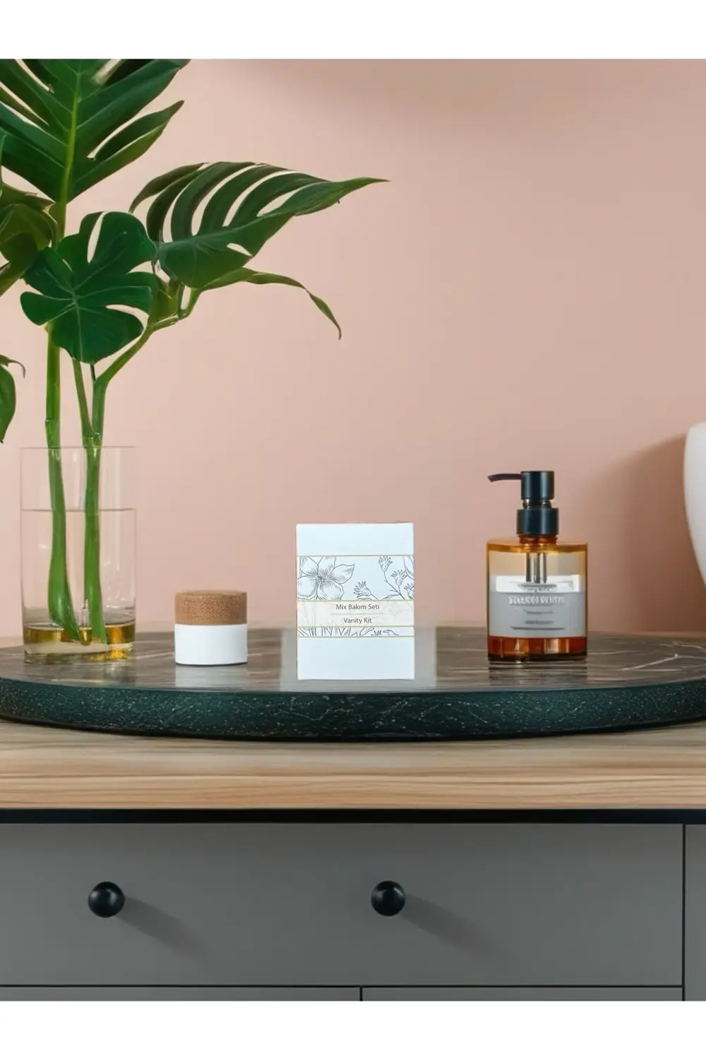 250 adet otel tipi mix bakım seti (pamuk + kulak pamuğu + kağıt t