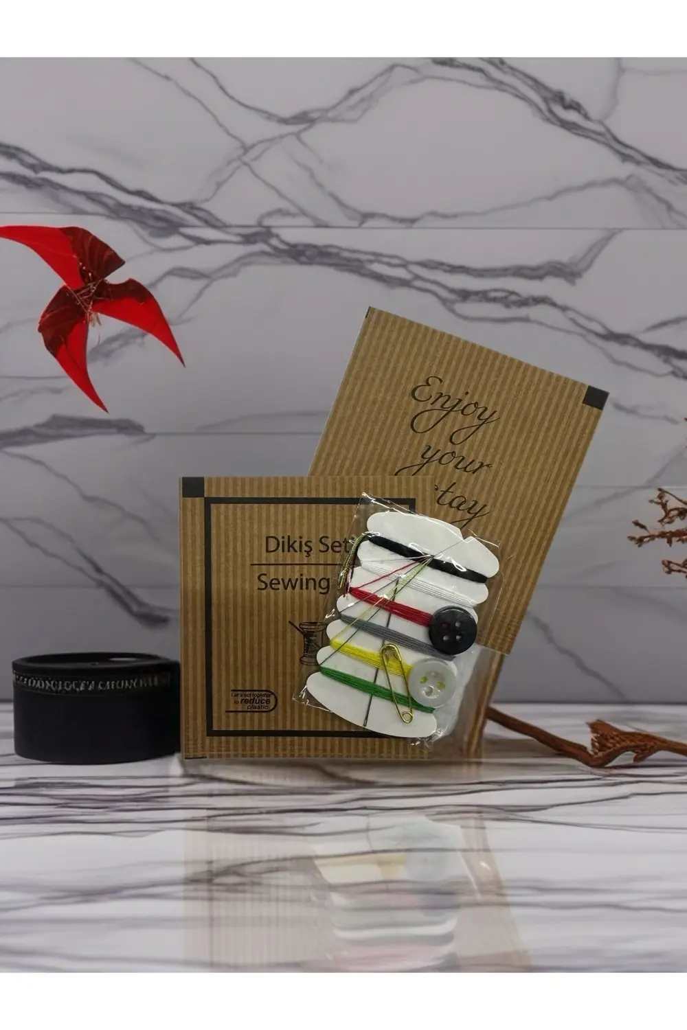 250 adet otel tipi yırt-aç dikiş seti