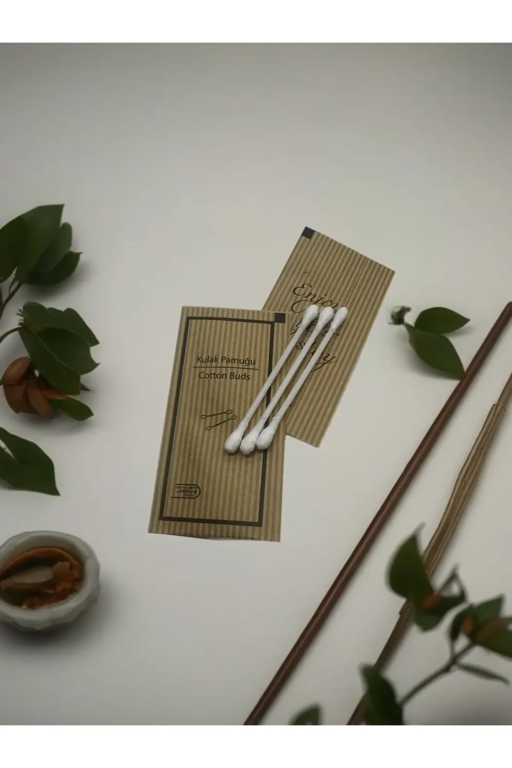 250 Adet Tek Kullanımlık Otel Tipi Kulak Pamuğu