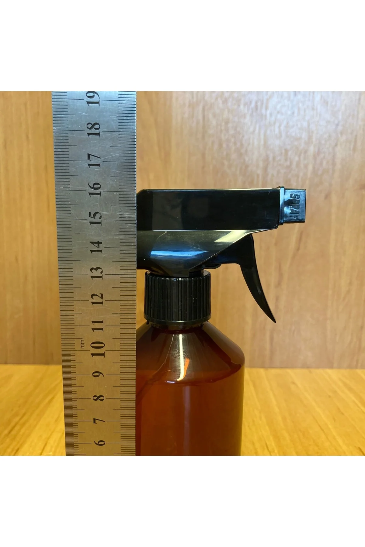 250 Cc Amber Plastik Şişe - Siyah Tetik Spreyli - 250 Ml Kahveren