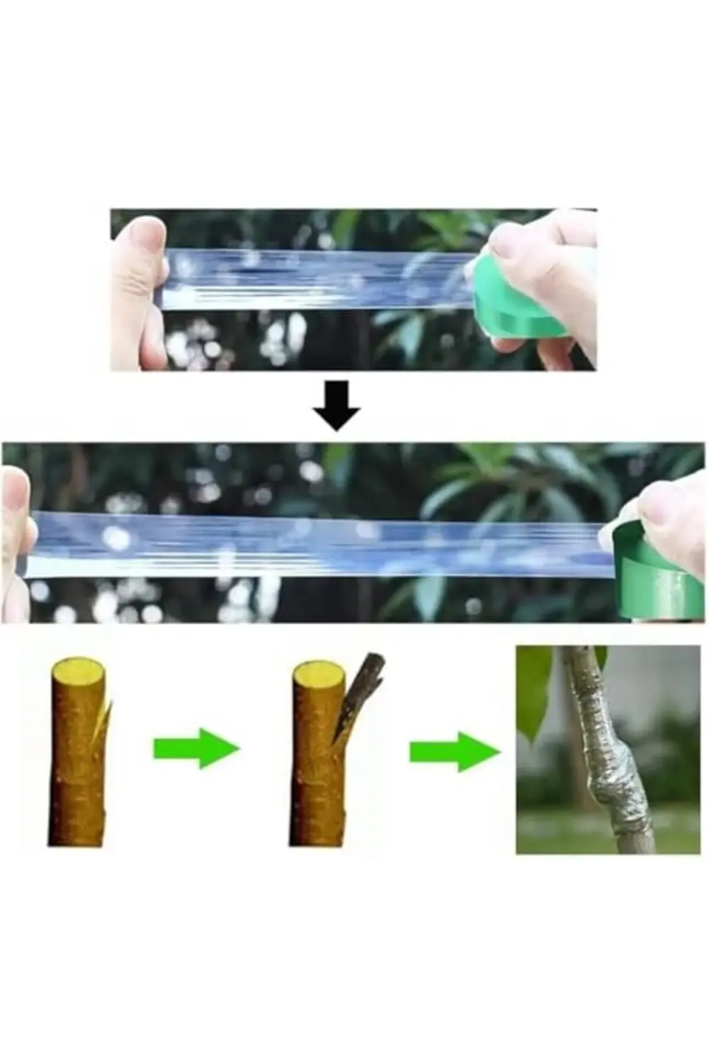 250 Metre, Esnek, Ağaç Çiçek Aşılama Bandı, Folyosu, Pvc, 1185222