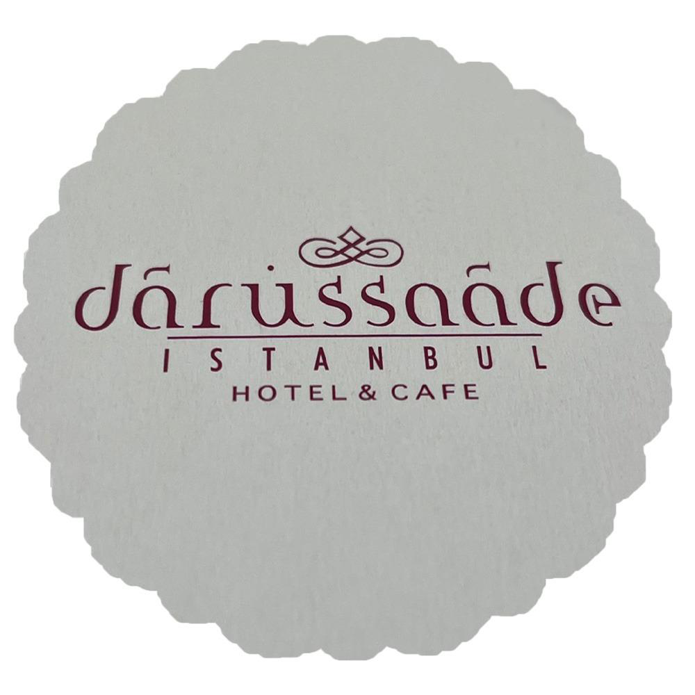 Private 2500 Adet Tek Kullanımlık Beyaz Desenli Kağıt Bardak Altlığı 80 M