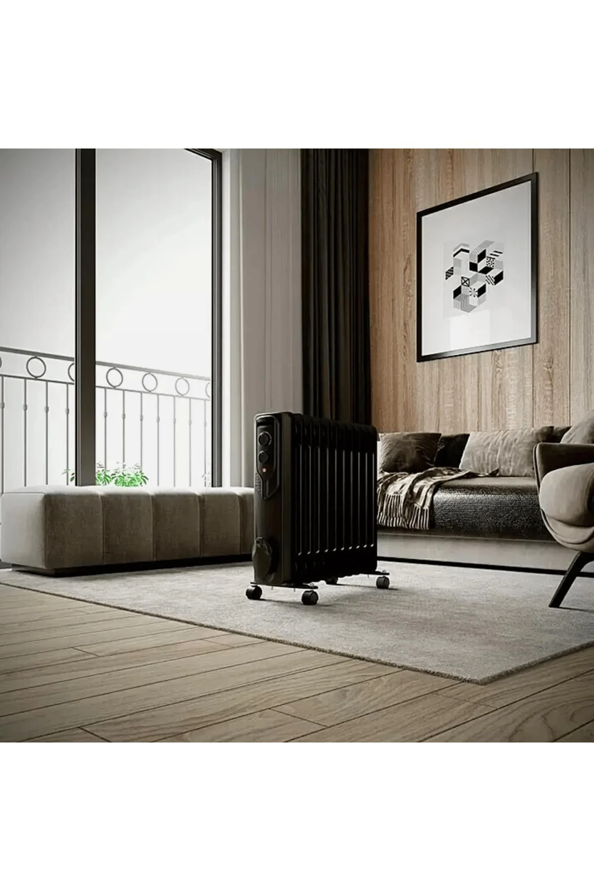 2500W 11 Dilim Yağlı Radyatör Petek Gibi Kalorifer Elektrikli Isı