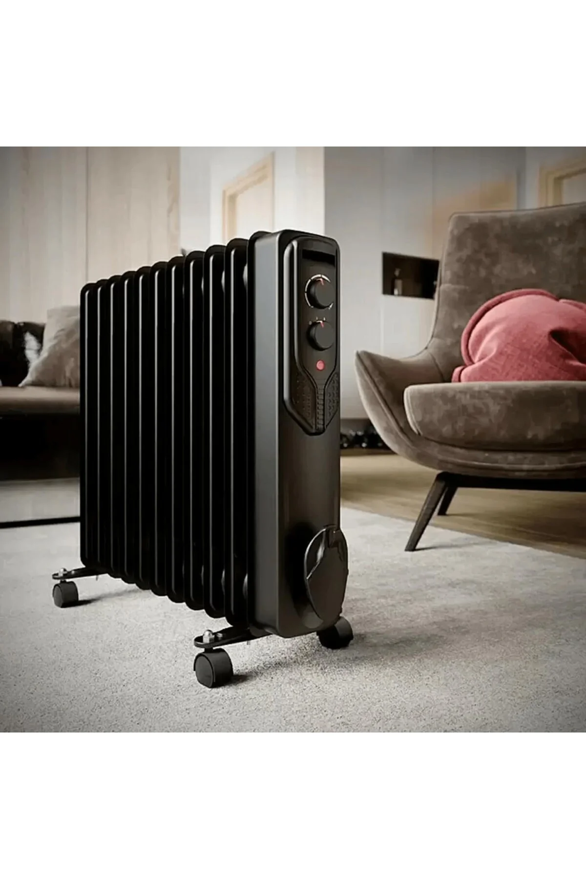 2500W 11 Dilim Yağlı Radyatör Petek Gibi Kalorifer Elektrikli Isı