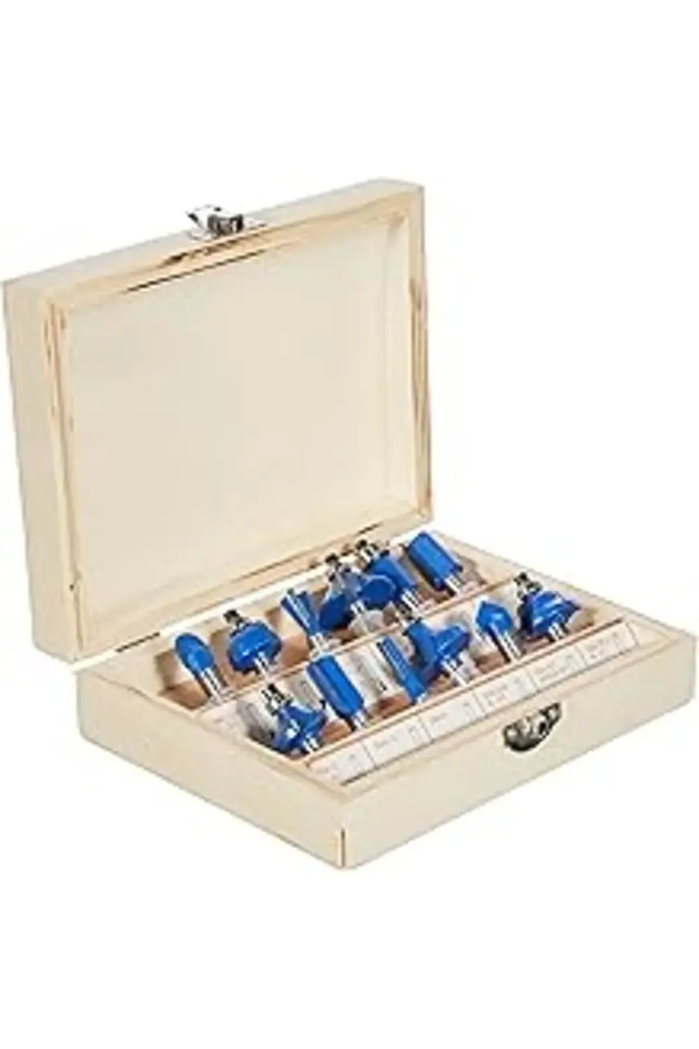 2504, Freze Uç Seti, 12 Parça, Gri