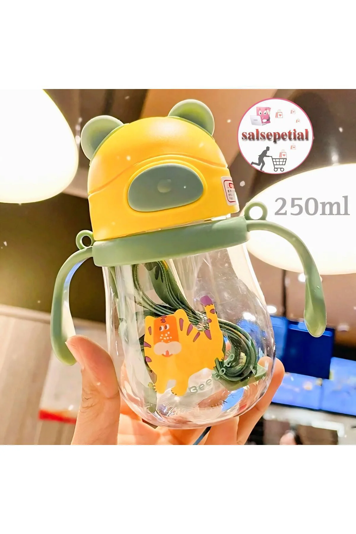 250ml Ayıcık Figürlü Pipeti Suluk Bebek Matara Askılı Sevimli Su Şişesi Bebek Pipetli Biberon Matara Fiyatı, Yorumları ve Özellikleri