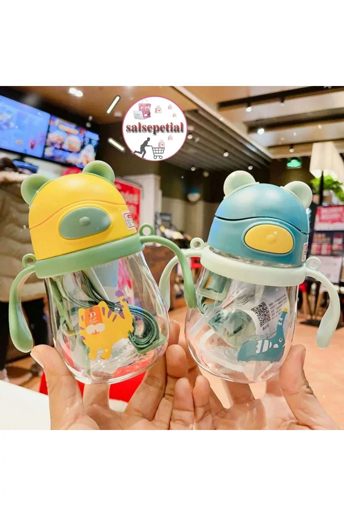 250ml Ayıcık Figürlü Pipeti Suluk Bebek Matara Askılı Sevimli Su Şişesi Bebek Pipetli Biberon Matara Fiyatı, Yorumları ve Özellikleri