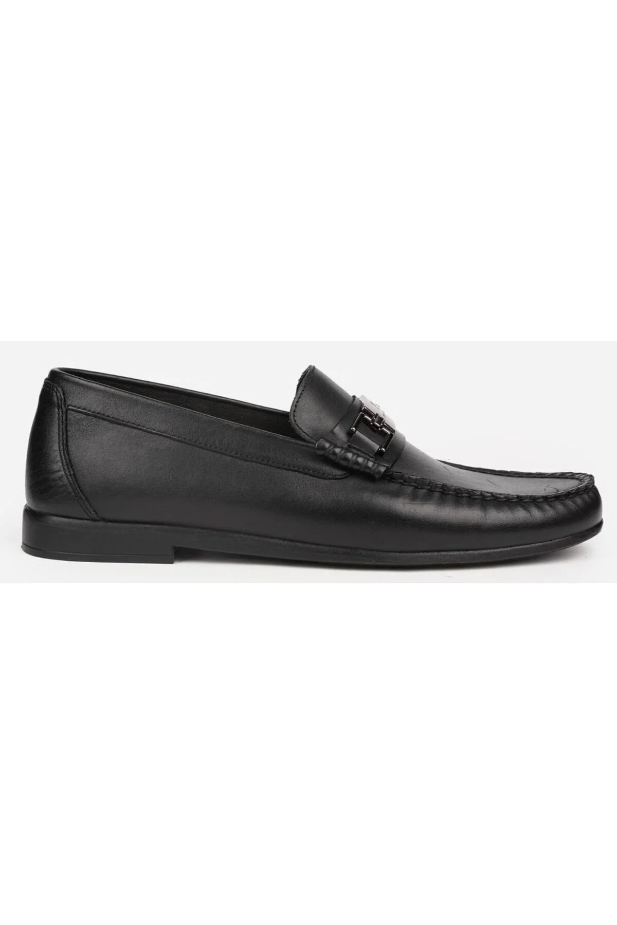 25109 Siyah Erkek Loafer Günlük Deri Ayakkabı