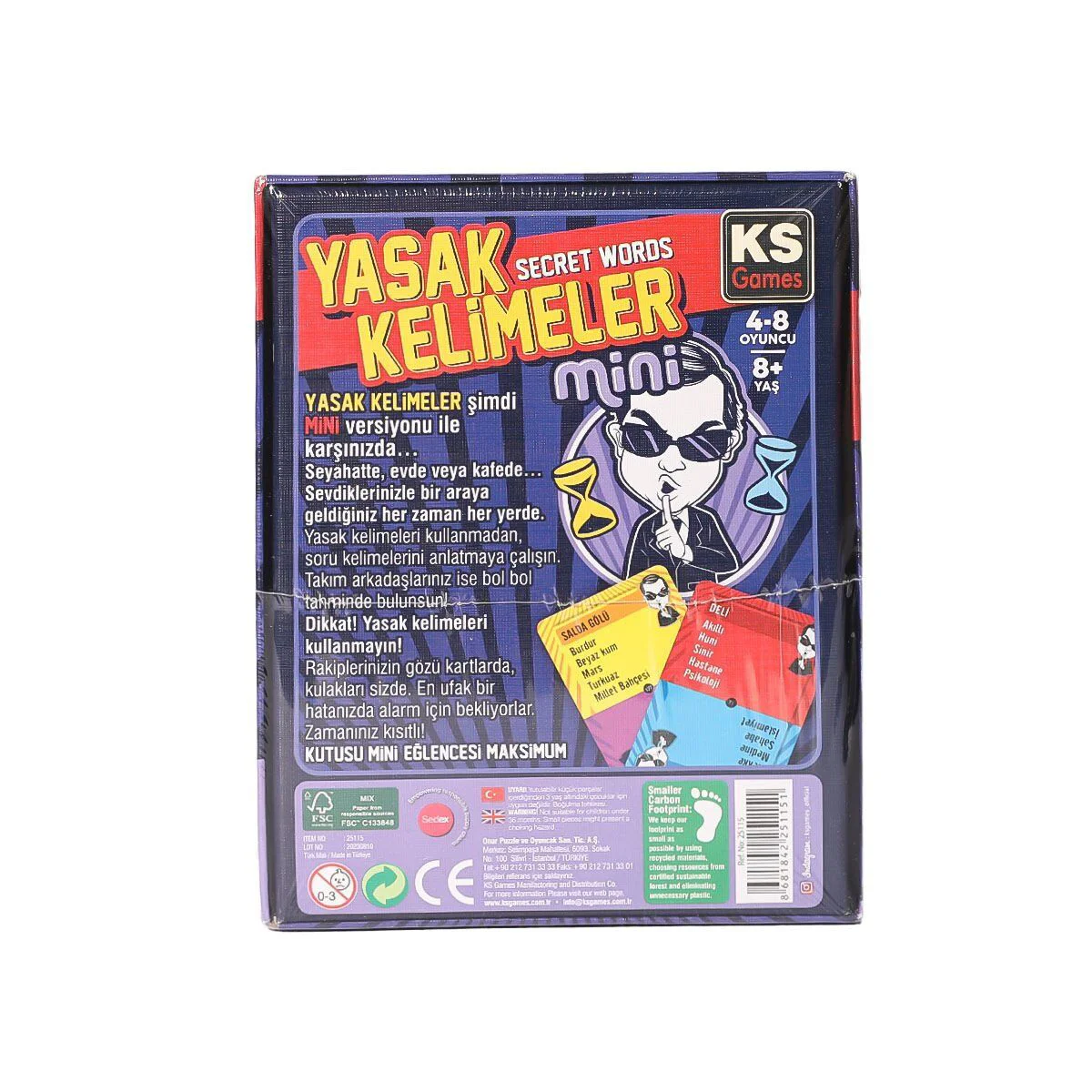 25115 Mini Yasak Kelimeler Oyunu -KS Games Fiyatı, Yorumları ve Özellikleri