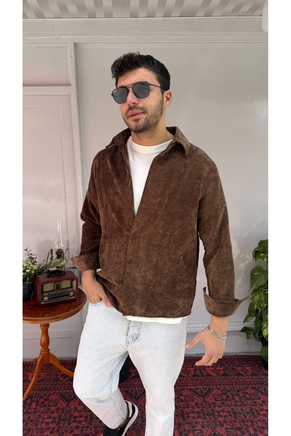 2512 Kadife Gömlek