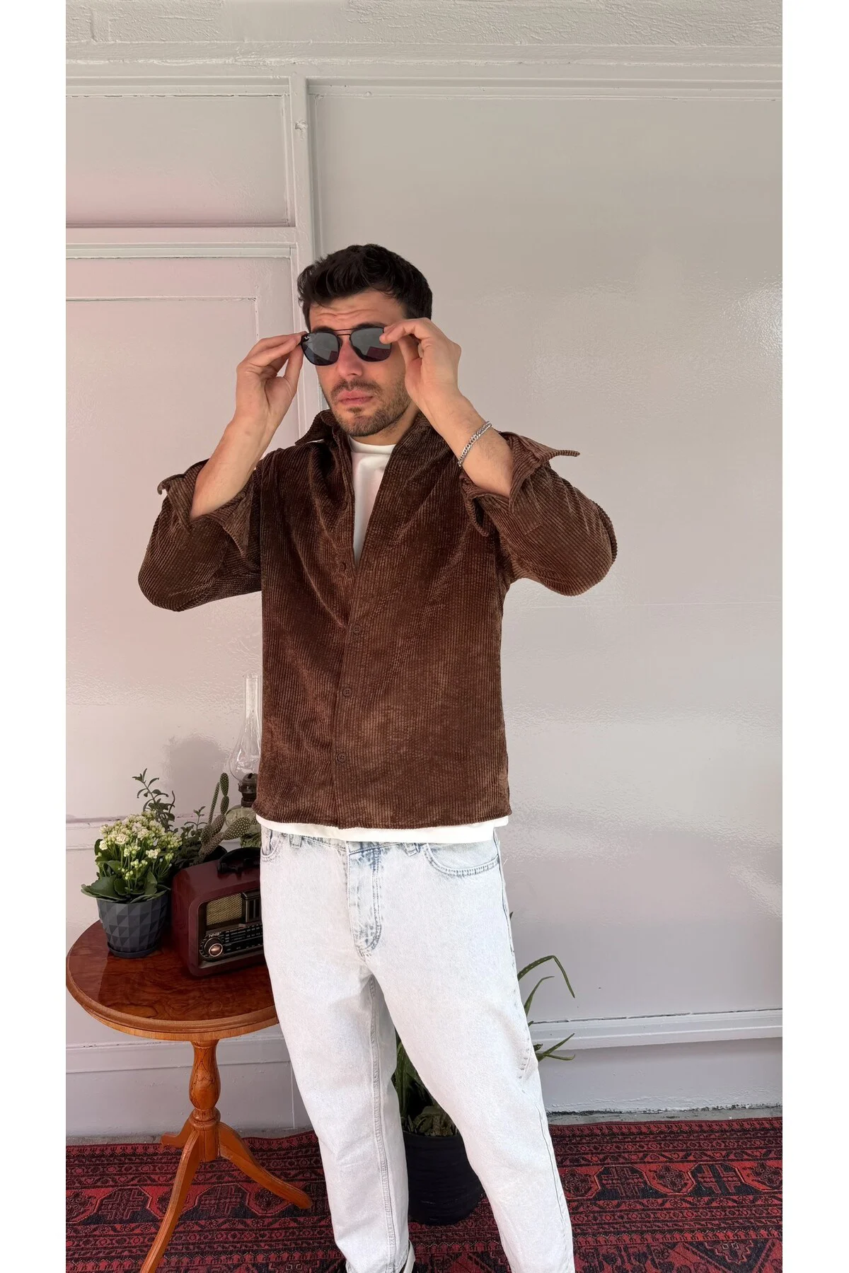 2512 Kadife Gömlek